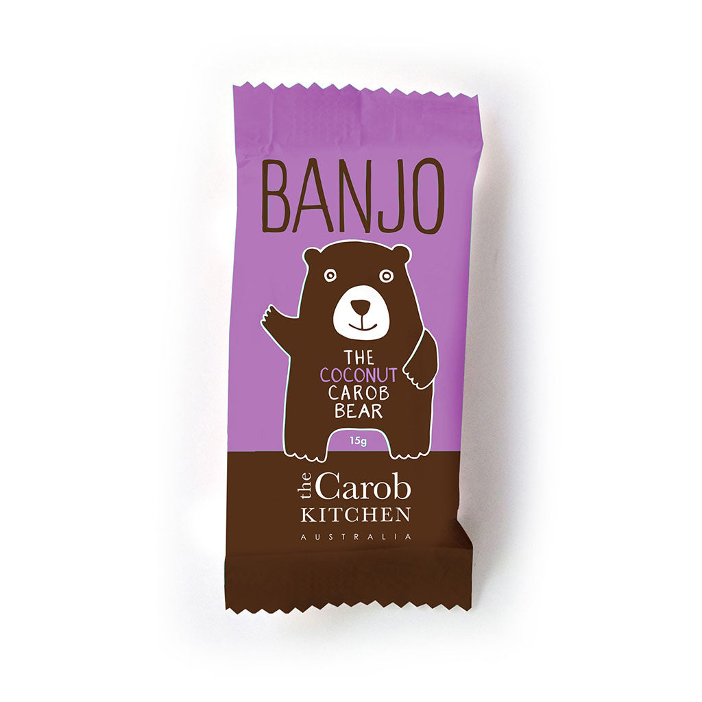 The Carob Kitchen Coconut Banjo Bear 