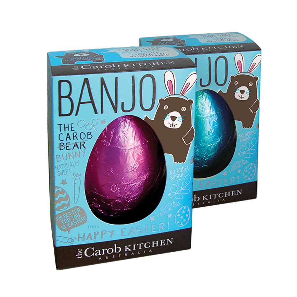 The Carob Kitchen Easter Banjo Egg 100g