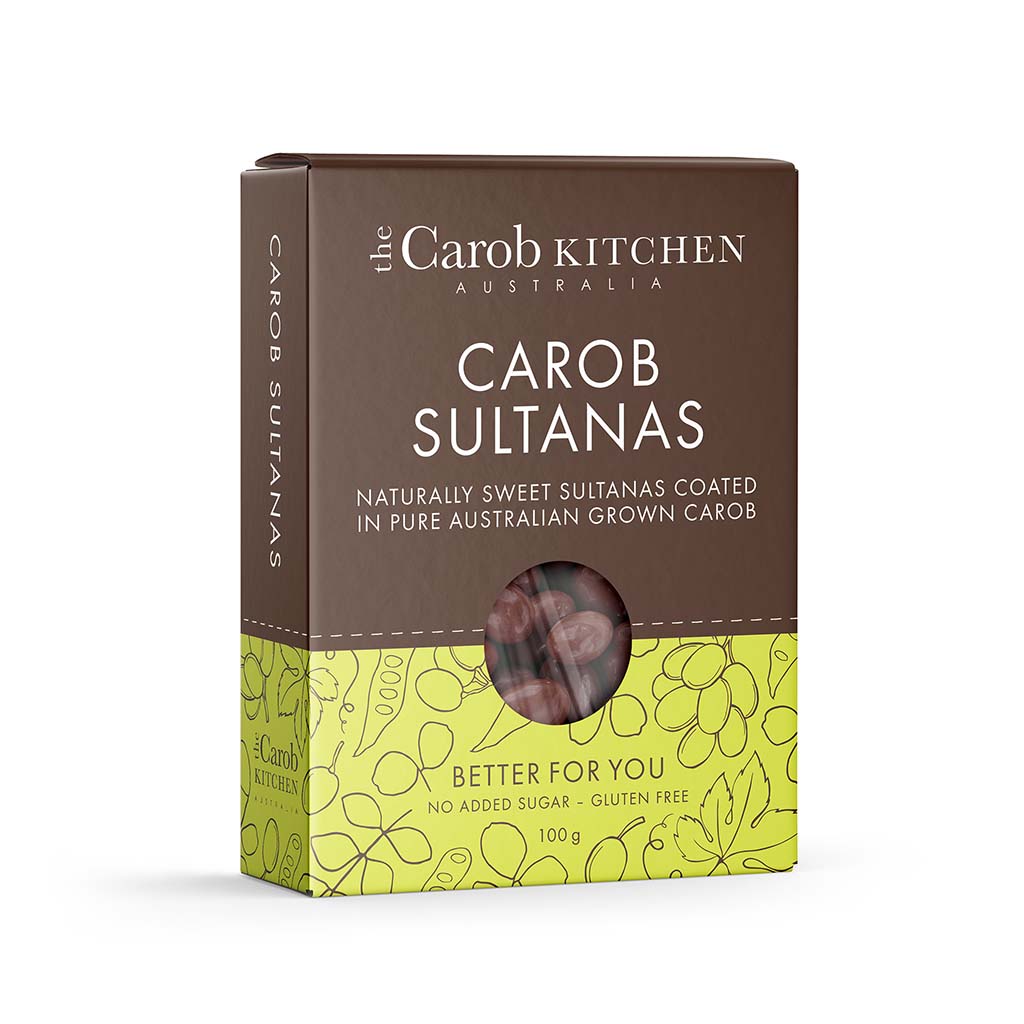 The Carob Kitchen Carob Coated Sultanas Collection 6 x 100g pack