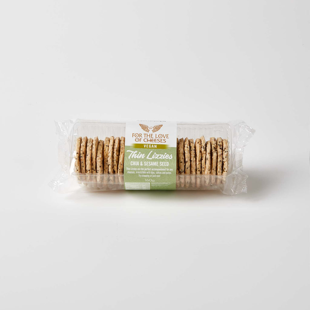 The Gourmet Merchant Thin Lizzies Wafers Cracker 100g Chia & Sesame Seed