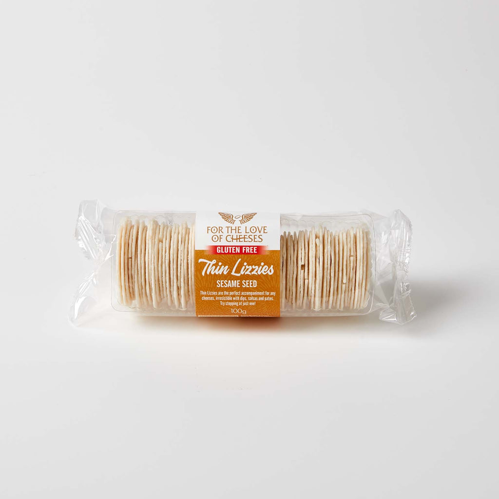 The Gourmet Merchant Thin Lizzies Wafers Cracker 100g Sesame Seed