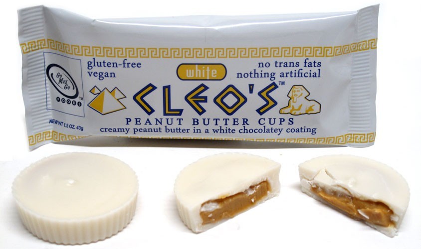 Cleo's White Peanut Butter Cups - Go Max Go 43g