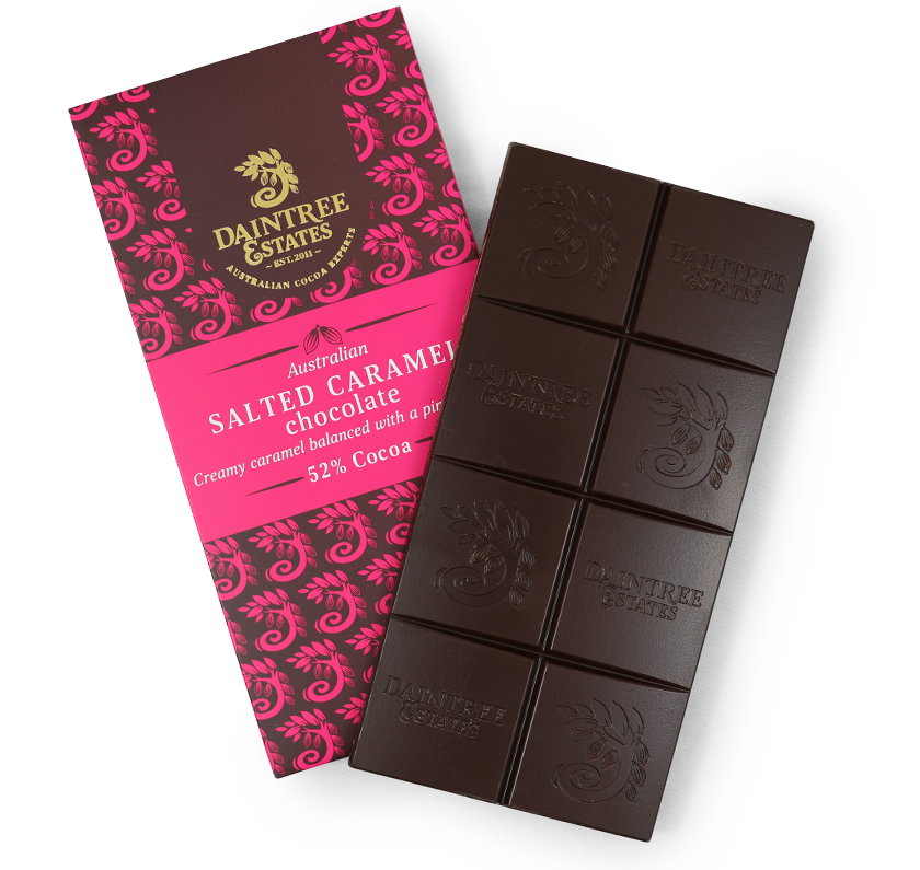Daintree Estates Moulded Block 12 x 80g Salted Chocolate
