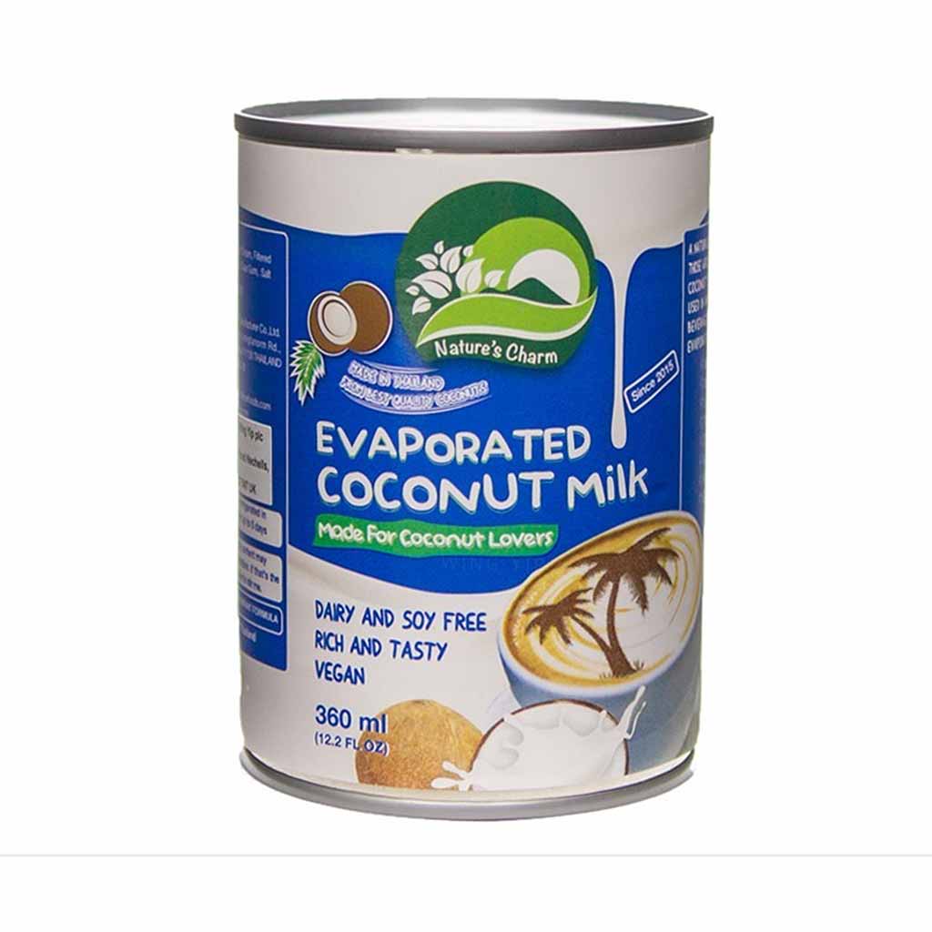 Natures Charm Coconut Evaporated Milk 360ml