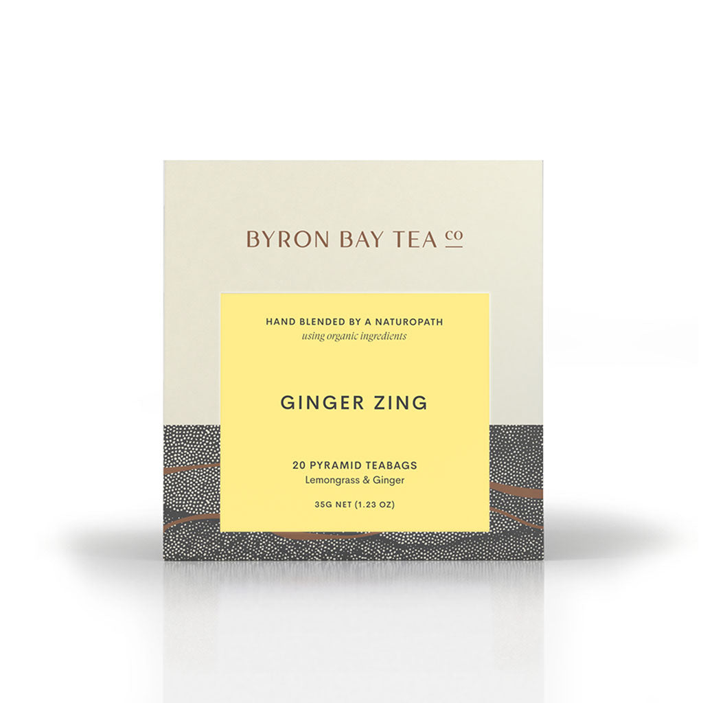 Byron Bay Tea Co Teabag Box Ginger Zing 35g