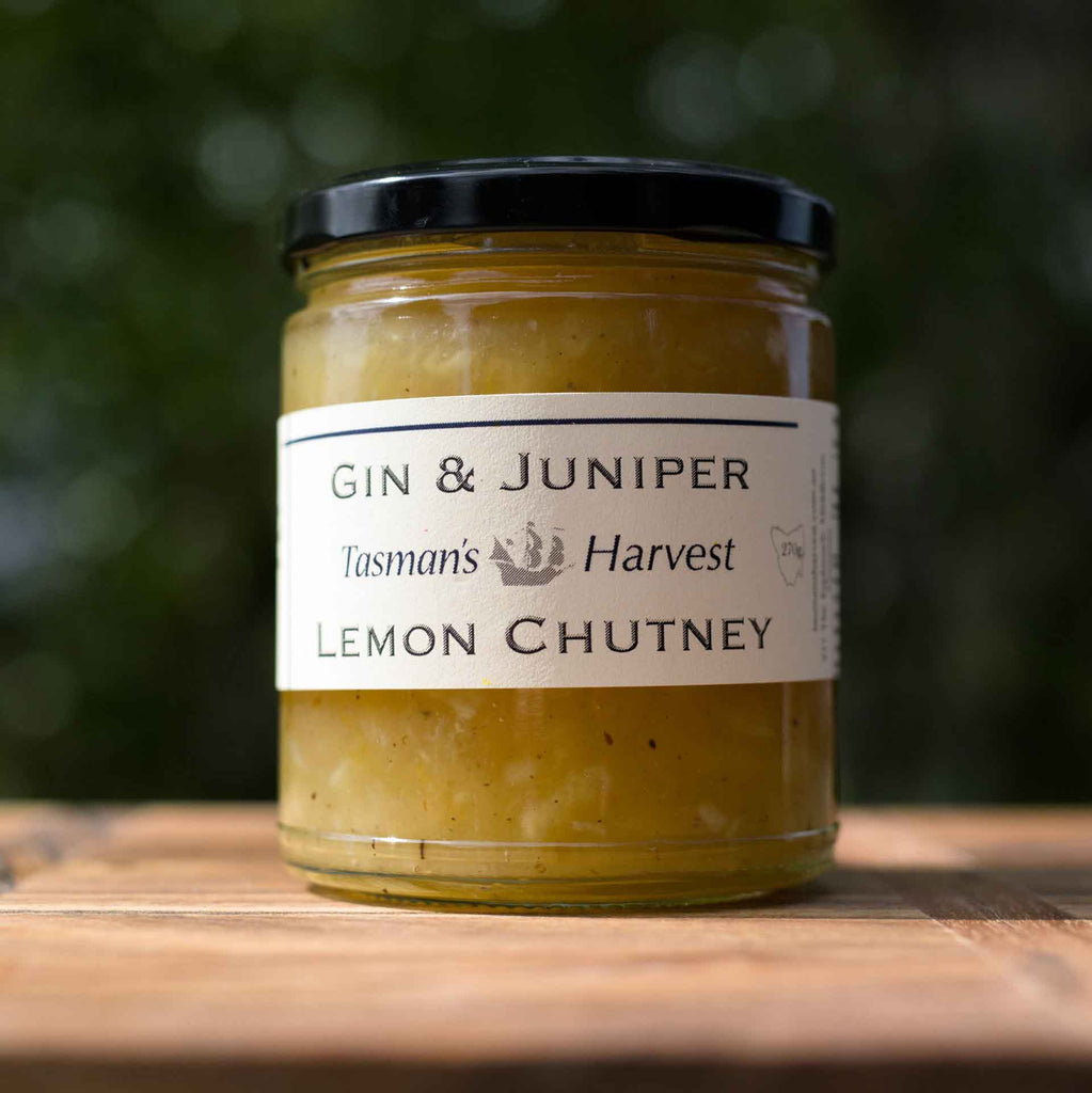 Tasman's Harvest Gin & Juniper Lemon Chutney 270g