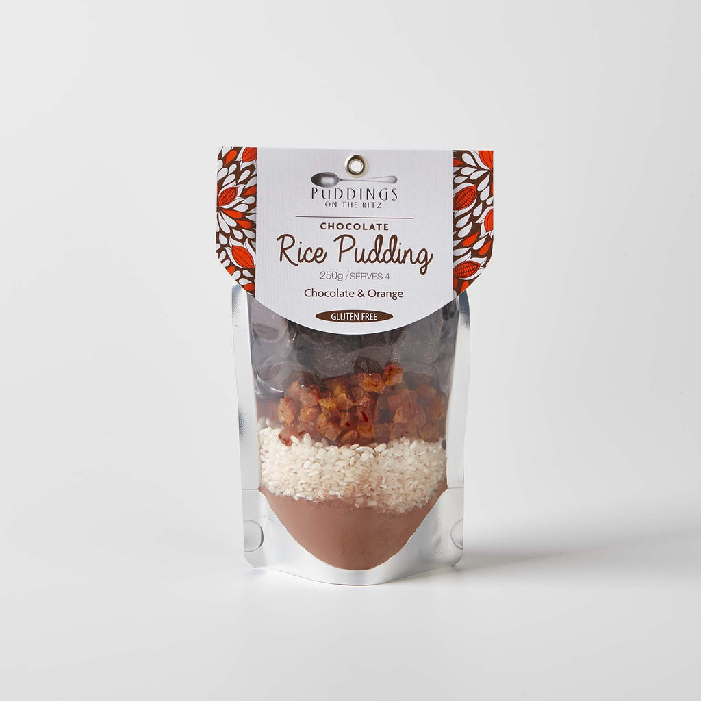 Pudding on the Ritz Gluten Free Chocolate & Orange Rice Pudding Mixes 250g