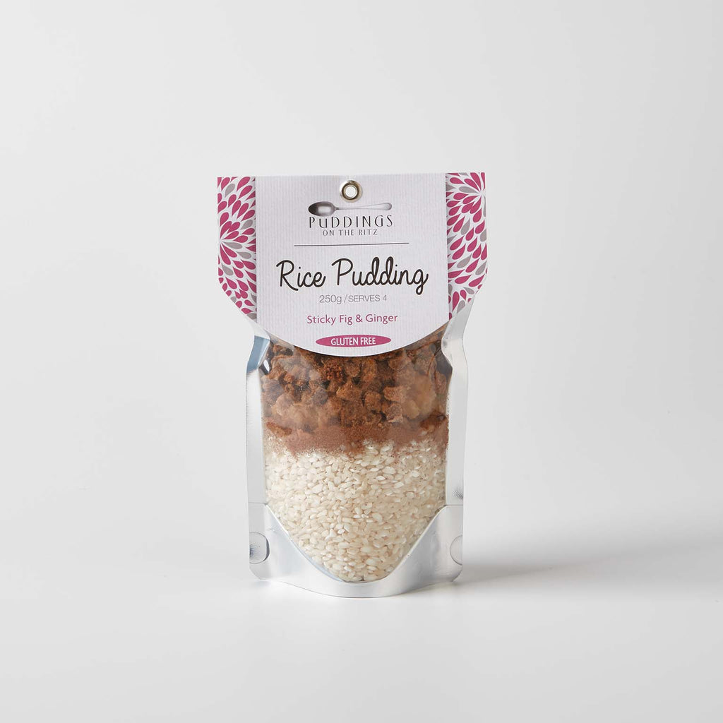 Pudding on The Ritz Gluten Free Rice Pudding Mix 250g Sticky Fig & Ginger